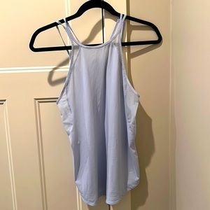Lululemon tank top in baby blue - perfect condition!